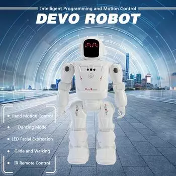 C Leading C2108 Smart Dancing Mode obot Управление движением Программируемые действия Подсветка лица Звуки белый