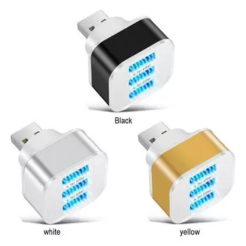 C# USB2.0 HUB 3 порта адаптер быстрое зарядное устройство для телефона со светодиодным индикатором (черный)