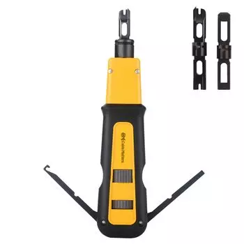 Cable Matters Impact Punch Down Tool с лезвием для RJ45 LAN Keystone Jack Cat Cat Cat Cat Cat Cat Cat 5 Сетевой кабельный инструмент 110/66 Кабели, совместимые, 8,