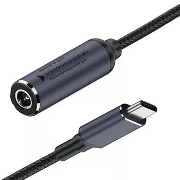 Cablecc 100 Вт зарядный DC разъем вход 5.5X2.5 мм от USB-C тип C кабель питания ноутбук компьютер для телефона PD9V 5V 20V