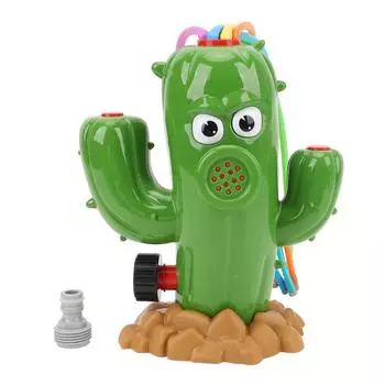 Cactus Water Sprinkler Toy Children Outdoor Water Sprinkler Toy Cartoon Cactus Automatic Water