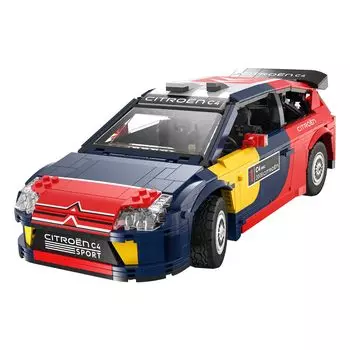 CaDA 112 Scale Car Series 2008 Citroen C4 WRC Citroen официально лицензированный блок 1569 деталей (2008 Citroen C4 WRC)