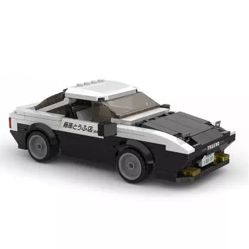 CaDA Initial D Scale Toyota AE86 Trueno Takumi Fujiwara Initial D официально лицензированный блок 280 деталей 1/24 / (Такуми Фудзивара)