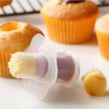 Cake Plunger Cutters Creative Cupcake Hole Digger Baking Dessert Cake Filling Hole Digger Baking And Pastry Tools random color