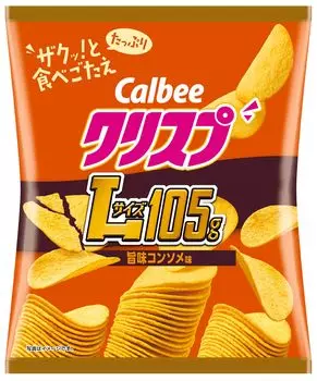 Calbee Crisp Umami Consomme Flavor 105 г x 12 пакетиков [Хрустящий]