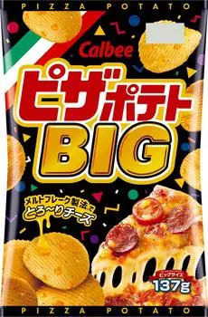 Calbee Pizza Potato БОЛЬШАЯ 137 г x 12 пакетов