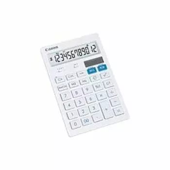 Calculator 12 digits medium size tabletop flat battery antibacterial HS-121T