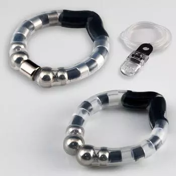 Calibauer Strong Light 2 Piece Temporary Compatible with Small Penis Made in Equipped with Neodymium Cock Adult Goods & Set, Ring, Size, Ring, Japan,