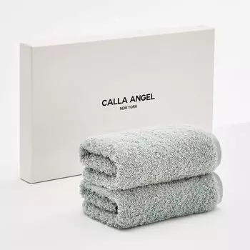 Calla Angel New York Face Top Высокое качество египетская сладко скрученная очень популярная флора 7 цветов на выбор Коробка с горошком Набор полотенец, Качество,