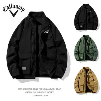 Callaway Spring and Autumn New Men s Fashionable Jacket Men s Casual Outdoor Workwear Jacket Men s Top M