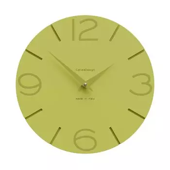 CalleaDesign SMILE Настенные часы Кедр Олива