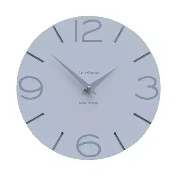 CalleaDesign SMILE Настенные часы Powder Sugar Blue
