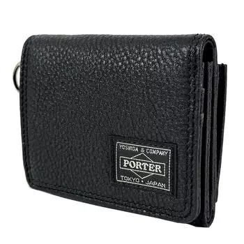 CALM WALLET Trifold Wallet [Porter] 041-03124 Black/10