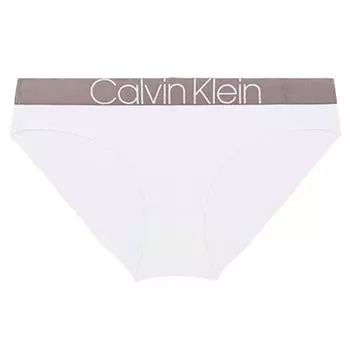 Calvin Klein Блестящие легкие эластичные плавки-бикини Gravity Smooth, женское нижнее белье белого цвета QF6257AD-100 S
