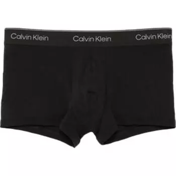 Calvin Klein Однотонные простые удобные шорты-боксеры мужские, черные NB3539 M