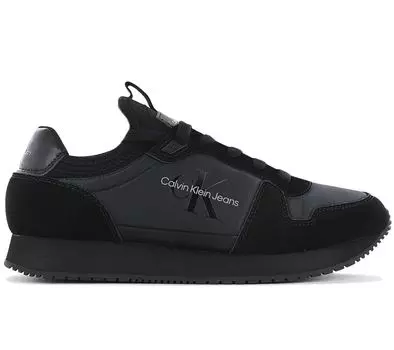 Calvin Klein Runner Sock Laceup — мужские кроссовки черные YM0YM00553-0GL ORIGINAL EU 40 UK 6 чёрный