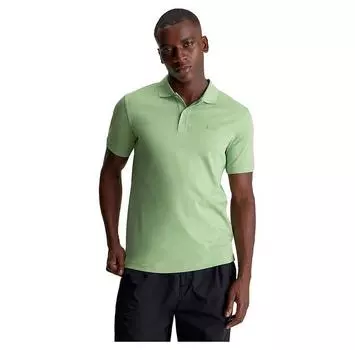 Calvin Klein Smooth Cotton Slim поло с короткими рукавами XL