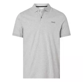 Calvin Klein Smooth Cotton Slim поло с короткими рукавами S