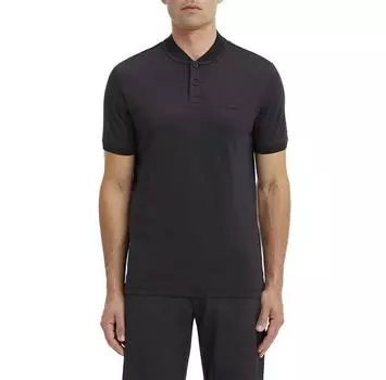 Calvin Klein Smooth Cotton Stand Collar поло с короткими рукавами L