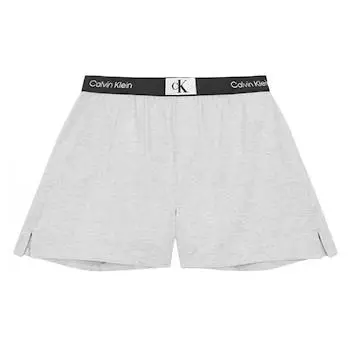 Calvin Klein Solid High-Waisted Casual Shorts Женские шорты Серый QS6947-P7A XS