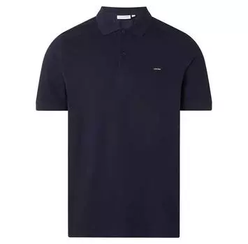 Calvin Klein Stretch Pique Slim Button поло с короткими рукавами S