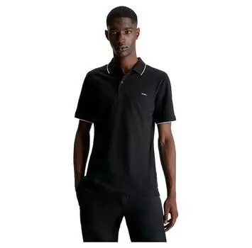Calvin Klein Stretch Pique Tipping поло с короткими рукавами S