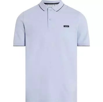 Calvin Klein Stretch Pique Tipping поло с короткими рукавами S