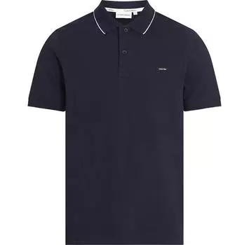 Calvin Klein Stretch Pique Tipping поло с короткими рукавами XL