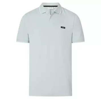 Calvin Klein Stretch Pique Tipping Slim поло с короткими рукавами S
