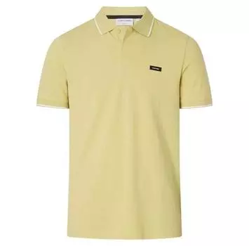 Calvin Klein Stretch Pique Tipping Slim поло с короткими рукавами M