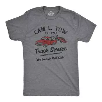 Cam L Tow Truck Service Футболка Смешная Camel Tow Взрослая Шутка XXL