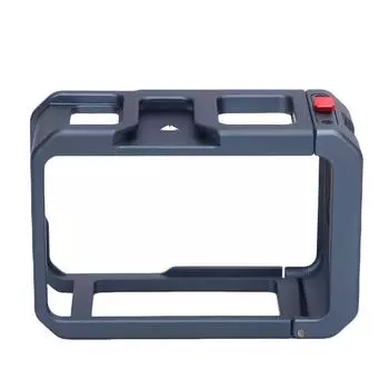 Camera Cage Suitable for Action 5Pro 4 3 Camera Housing Frame Case Metal Protective Video Rig серый