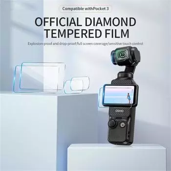 Camera Lens Protector Anti-Scratch Bubble-Free Tempered Glass Protective Film Compatible For DJI