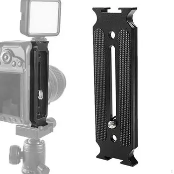 Camera Quick Release Plate Mount High Performance Photography Sturdy Aluminum Alloy 1/4 Screw