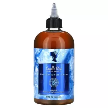 Camille Rose, тонизирующий шампунь для кожи головы, черное касторовое масло + Chebe, 12 жидких унций (355 мл)