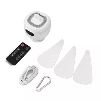 Camping Fan Rechargeable 8000mAh Battery Detachable Blades Remote Control 3 Speeds Portable Tent