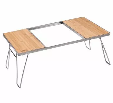 Гриль-стол CAMPING MOON для полевой стойки IGT Ground Rack из нержавеющей стали с сумкой для хранения CK-1