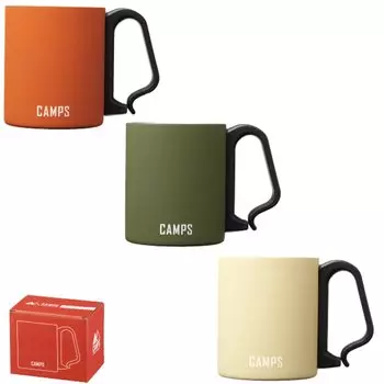 Camps Lightweight Hiking Carabiner Stainless Mug Capacity/220ml Set of 3
