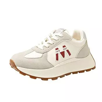 Campus style versatile platform running shoes spring new M letter student sports shoes 35