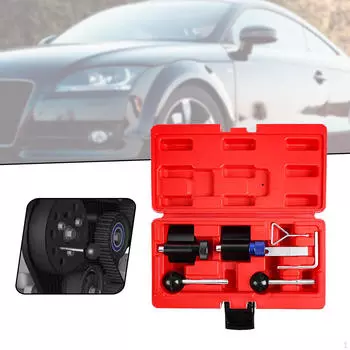 Camshaft Timing Locking Tool Kit Crank Locks Automotive Repair Accessory Belt Tensioner Red Box