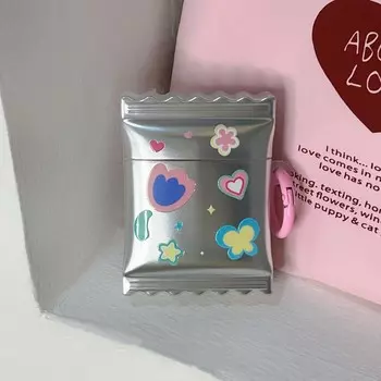 Candy Flower Love Ins Shell для Apple Airpods 3 1 2 Pro 2nd Wireless Bluetooth милый мультяшный чехол для наушников с бабочкой в коробке For Airpods Pro
