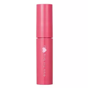 Canmake Glass Tint Syrup 40th Memorable Pink Red Lip Tint Gloss Classic Reddish Pink 3.1g