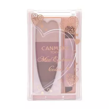 Canmake Mixed Eyebrow Color C02 Jealous Purple Powder Eyebrow Colored Eyebrow с кисточкой 1,0 г