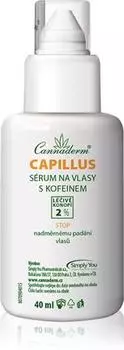 Cannaderm Capillus Caffeine Hair Serum Сыворотка для волос с кофеином TU прозрачный