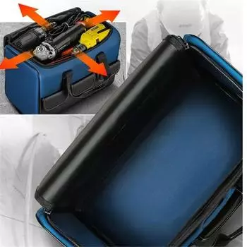 Canvas Electrician Bag Large Capacity Square Tool Kit Tool Storage Bag Woodworking S