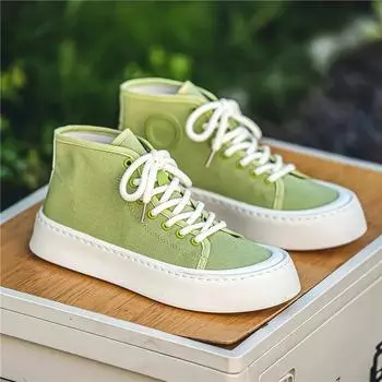 Canvas Skateboard Casual Sneaker Shoes for Men Loafers Men s Sneakers Sports and Leisure Non-slip Apring and Autumn Fashion 39 чёрный