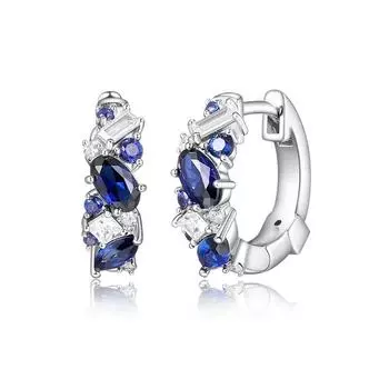 «Cao Shi Simple Cool Style Twisted Hip Hop Earrings - Niche Small Circle Design» E2384