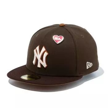 Cap 59FIFTY NBA Valentine NY Walnut 7 5950 NEYYAN HAP VAL DAY WAL [New Era] 1/2