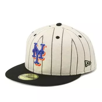 Cap 59FIFTY Oatmeal NYM Oatmeal 7 5950 NEYMET OATMEAL HEATHER BLK [New Era] 5/8