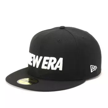 Cap 59FIFTY Wordmark Logo [New Era] Black/Logo
